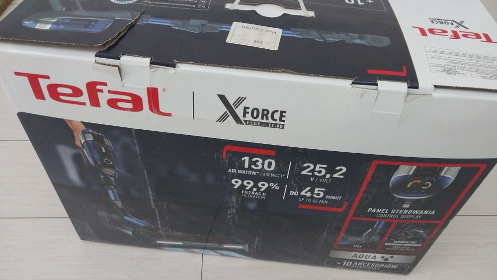 Беспроводной пылесос Tefal X-Force Flex 11.60 Aqua (Полный  комплект)