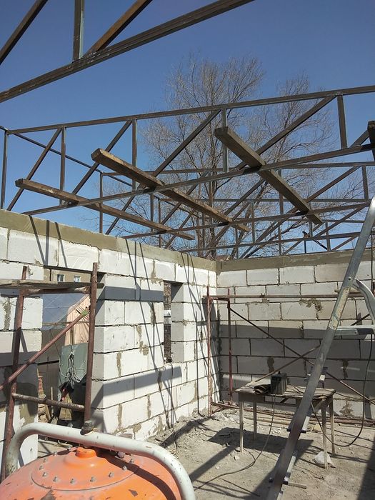 Фермы на гараж крыша