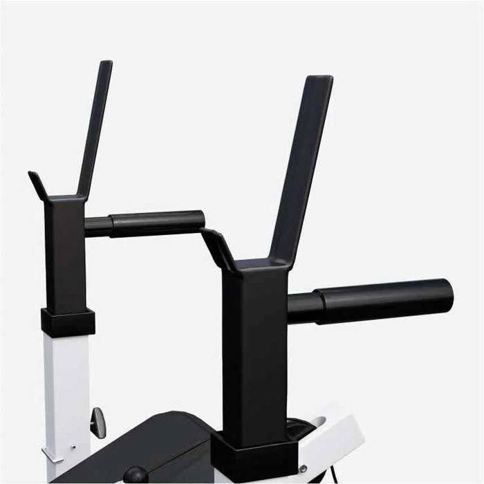 Banca multifunctionala + set greutati cromate 108 kg