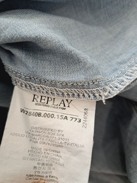 Replay риза деним р-р ХС