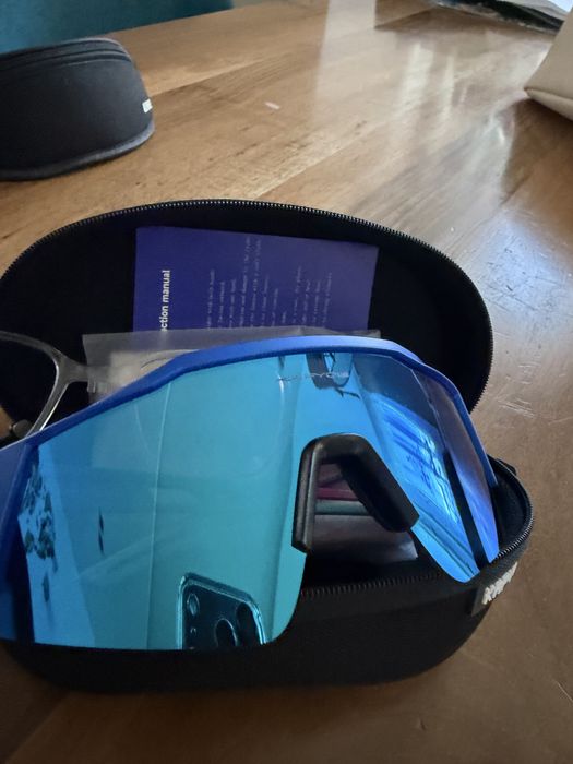 НОВИ! Kapvoe очила. Син цвят. С калъф и опция за диоптрични