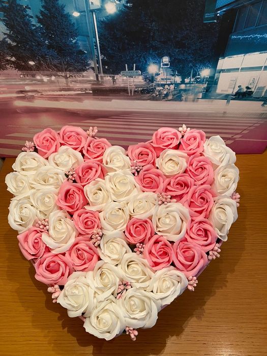 Aranjamente cu trandafiri de sapun