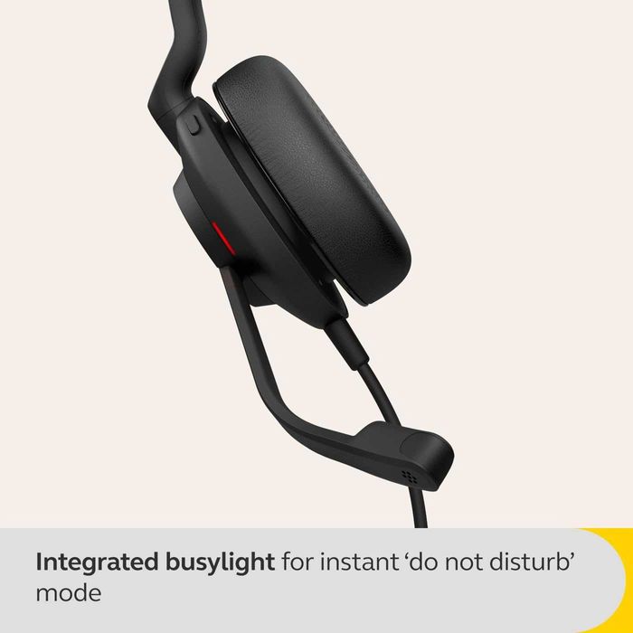 Jabra Evolve2 30SE Кабелни шумопотискащи стерео слушалки с 2 микрофона