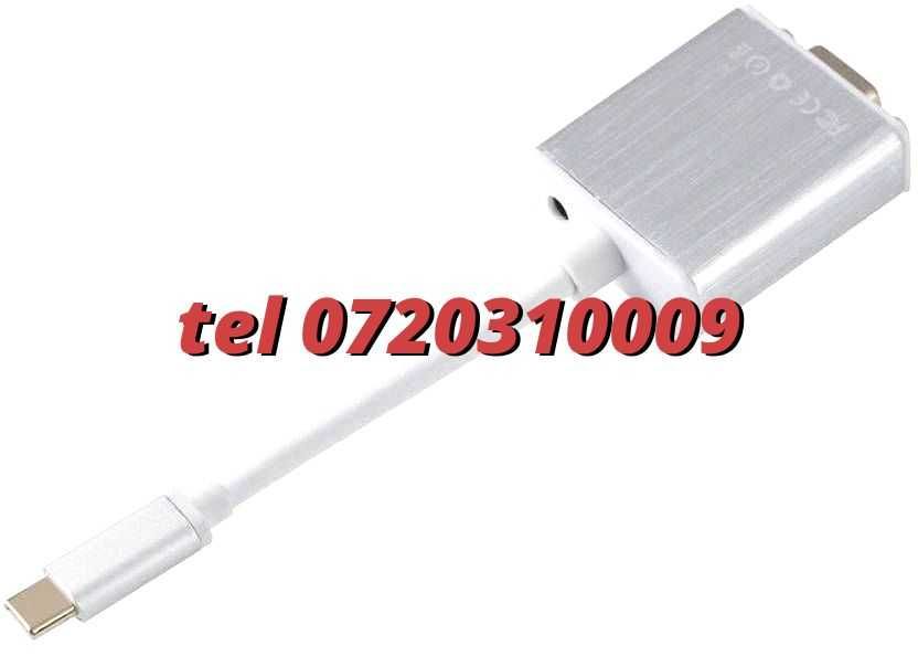 Convertor Usbc La Vga Hdtv Mac