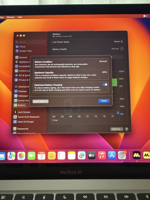 Macbook M1 16gb ram impecabil
