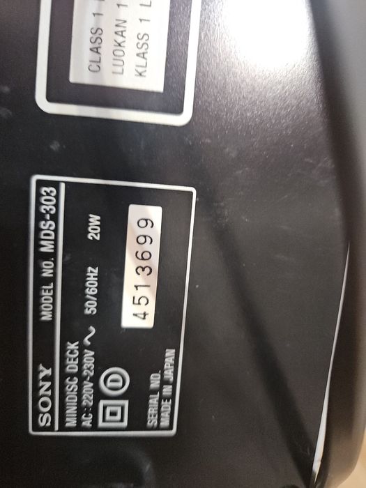 Мини дисковая дэка / цап Sony MDS 303