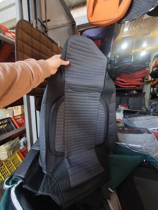 Чехлы для сидений (Foton Miler / JAC M3 -M4, Sunray, JAC T8-T9) chexol