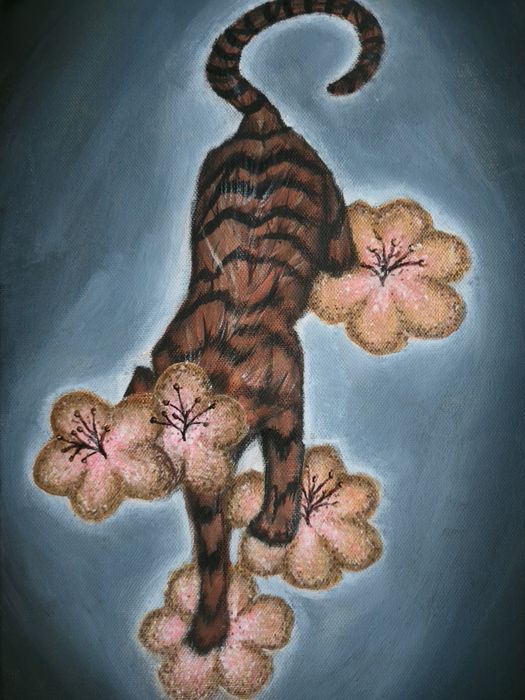 Tablou pictat pe pânză, dimensiune 41cm x 27 cm