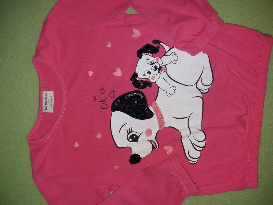 Блузки и дънкова пола за момиченце 116см