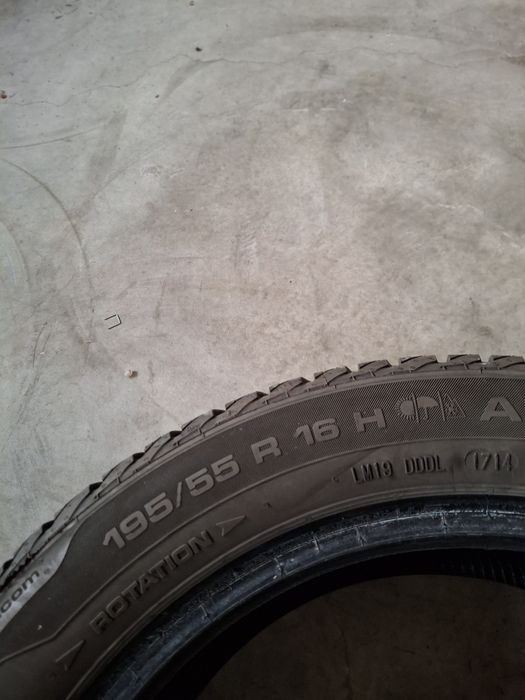 2 Anvelopele m+s 195 55 r16 Uniroyal
