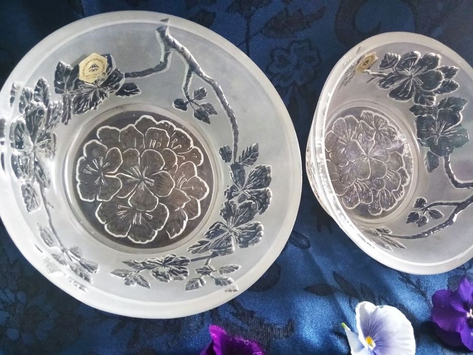 Хрустальные вазы,салатники