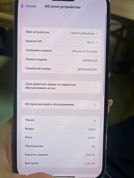 Iphone 14 pro max фиолетовый