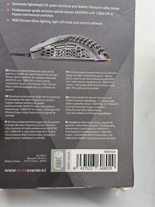 Mouse gaming Mars Gaming MM55 , The G-Lab Kult Helium , Mars Gaming MMW RGB Flow