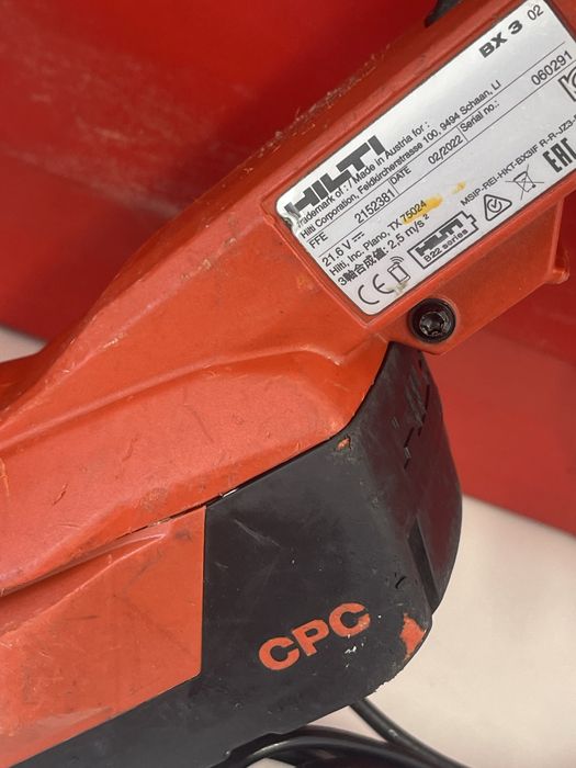 Hilti bX 3 L pistol batut cuie beton metal