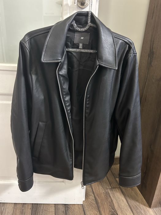 Мъжко кожено яке H&M