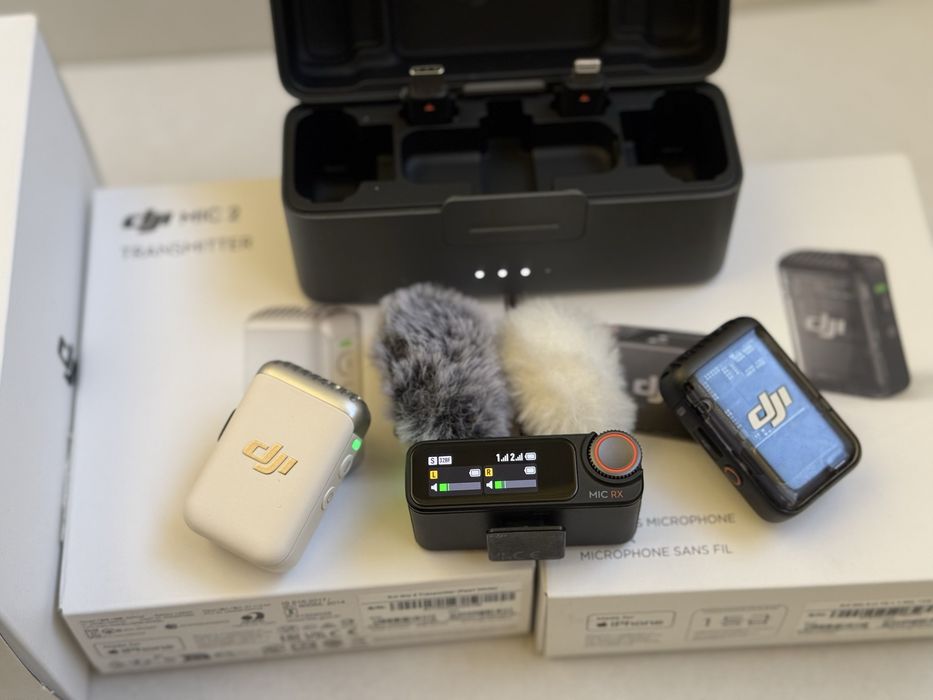 DJI Mic 2 – 2 TX + 1 RX + Charging Case