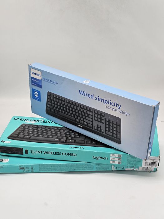 Kit tastatura mouse Logitech MK295 și kit tastatura MK270