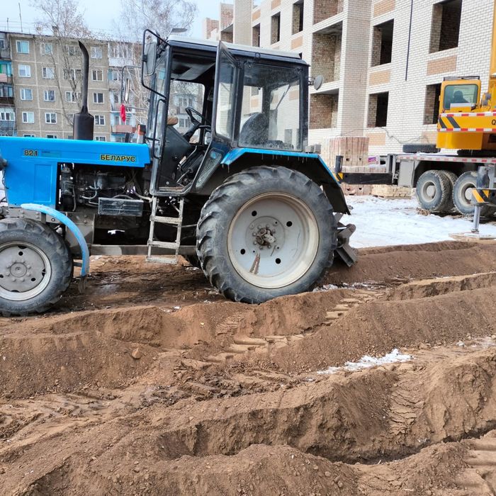 Услуги бара траншекопателя МТЗ 82.1