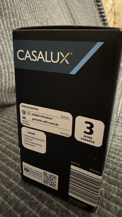 SIGILATĂ: lampa de birou multifuncțională Casalux (Aldi)