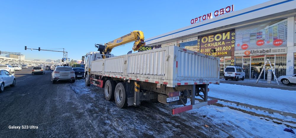 Манипулятор хизмати 24/7 сифатли ва арзон нархда кран 12 тн бортга 20т