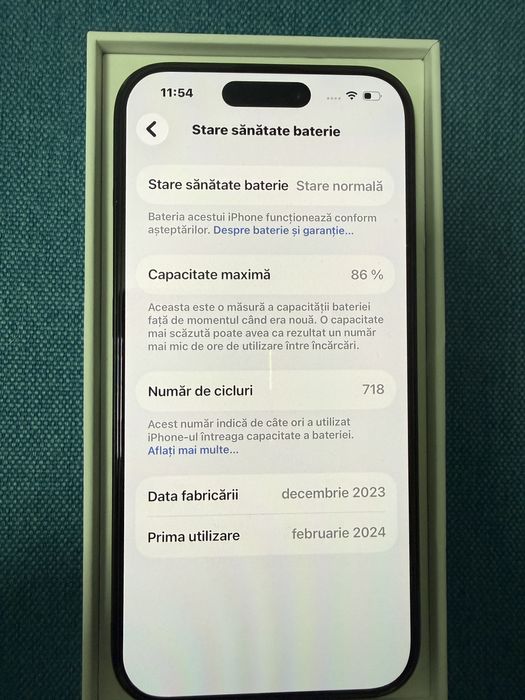 Iphone 15 PRO Black Titanium , 256 Gb