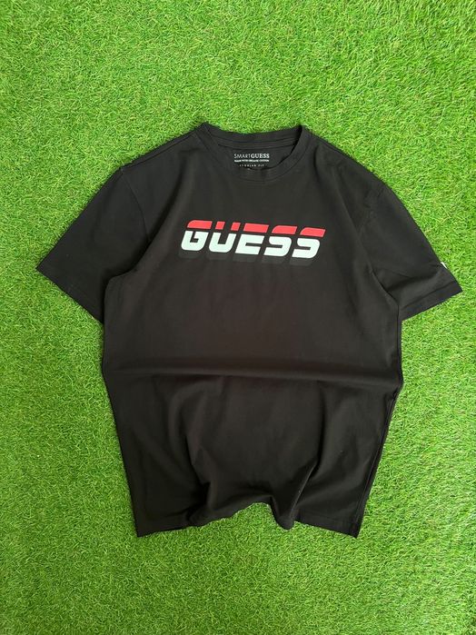 Мъжка блузка с къс ръкав : GUESS Regular Fit Organic Cotton M