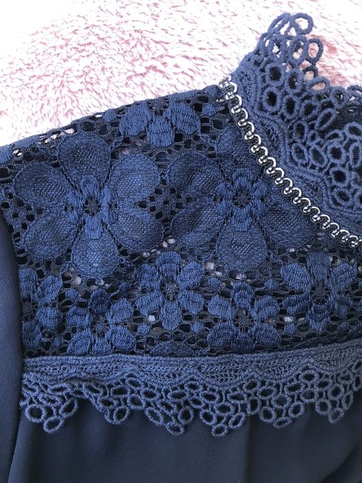 Bluza eleganta albastra