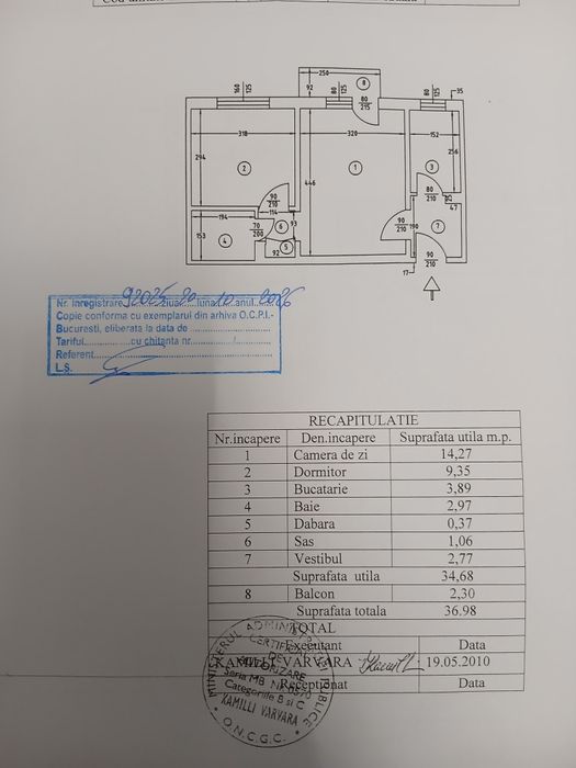 Apartament cu doua camere in zona piața Progresul