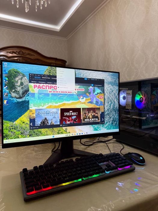 Gaming PC i5-14400F | RTX 5060 8GB | 16GB RAM | MSI 27" 180Hz Monitor