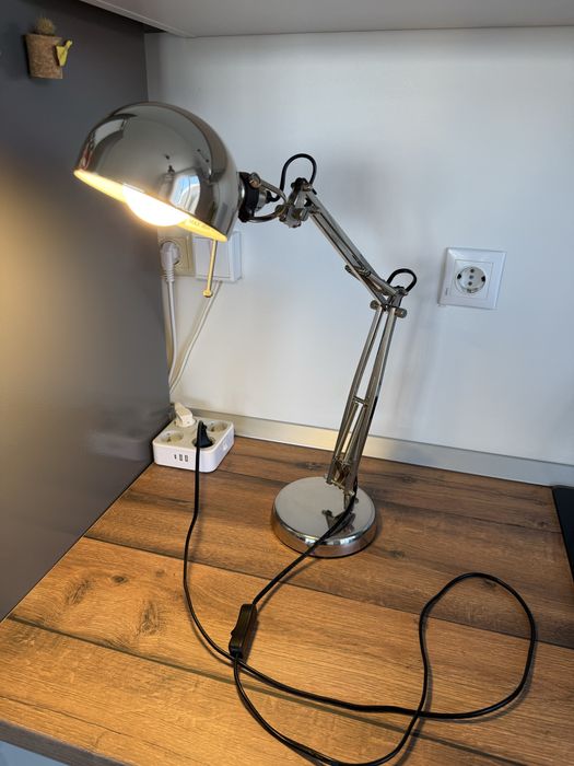 Veioza birou ikea nichelat Forsa