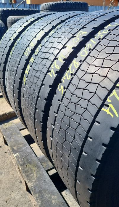 4 Anvelope Tractiune Bridgestone  295/60 R22.5  Stare Impecabilă.