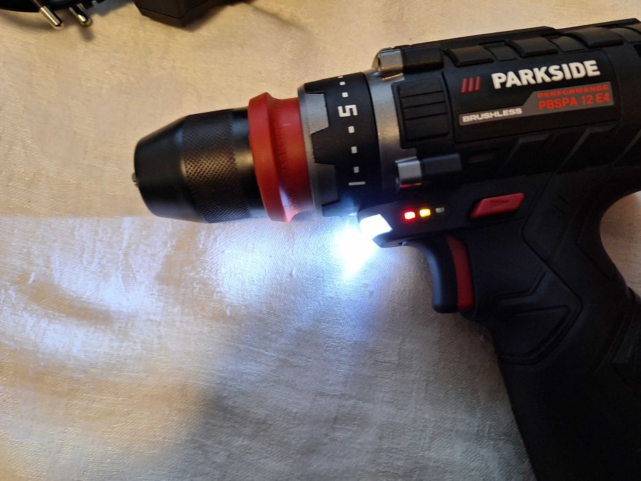 Masina de gaurit si insurubat Parkside Brushless, + acum si incarcator