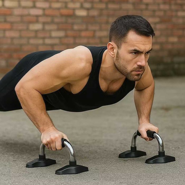 Set 2 Gantere 20kg + Halteră 20kg + 2 mânere flotari