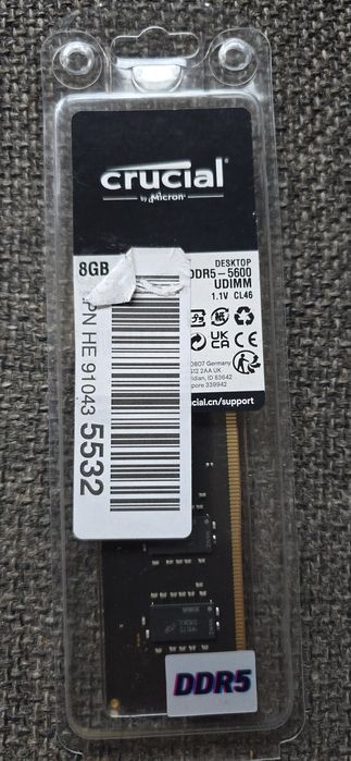 RAM Crucial 8Gb Ddr5 5600