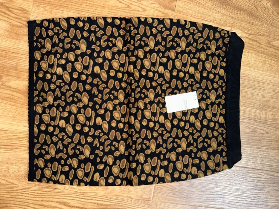 Юбка теплая с принтами