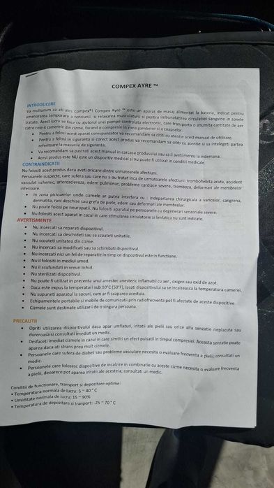 Cizme Masaj - Compex Ayre marimea L/XL