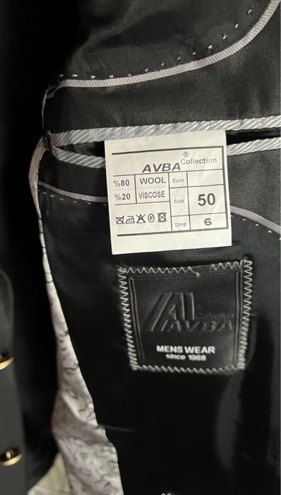 Пиджак черный мужской