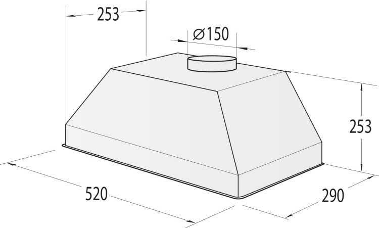 Вытяжка GORENJE bhi526e6b