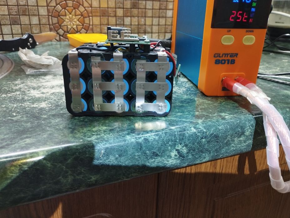 Перепаковка аккумуляторов ваших ледобуров