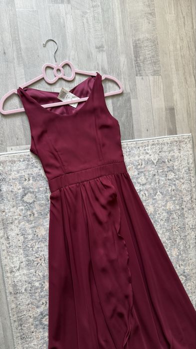 Rochie domnisoara de onoare/seara burgundy
