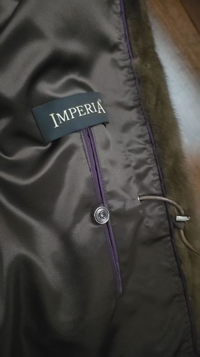 Шуба норка цвет орех