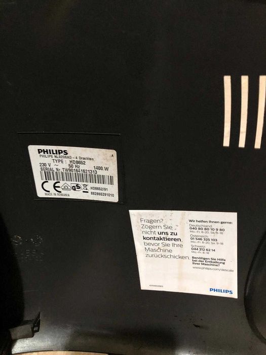 Espressor automat Philips HD8652 Seria 2100, 1l, 1400W,