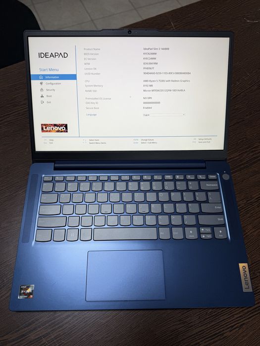Lenovo IdeaPad 14” Amd Ryzen 5 7530u, 8gb ram, 512gb ssd