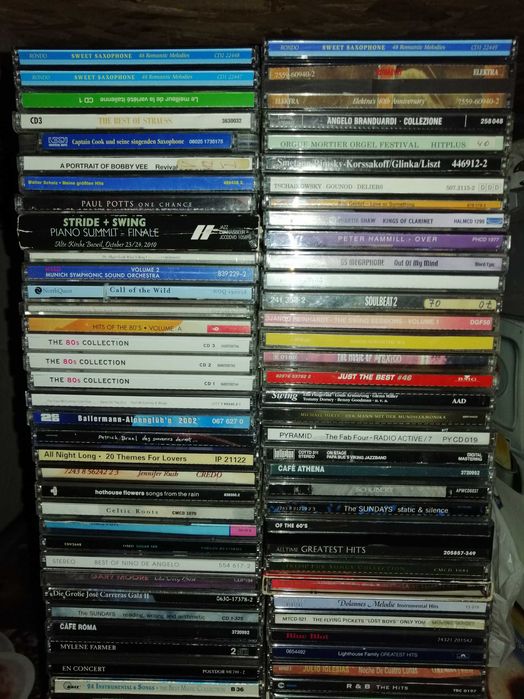 CD uri diverse genuri, Relax Pop Jazz Instrumentala Ambientala, anii 80 - 90- 2000
