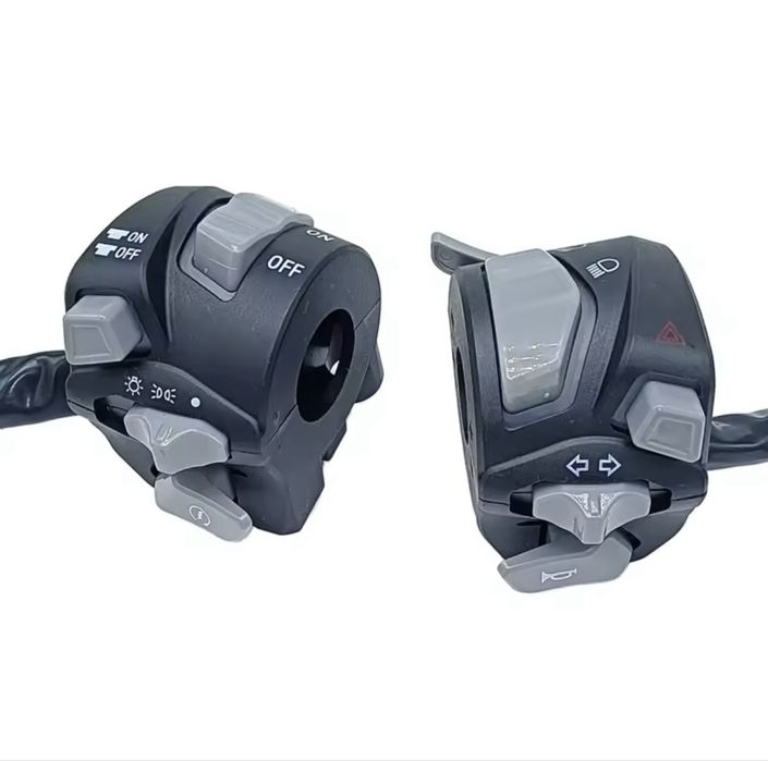 Comutatoare ghidon ATV/SCUTER/MOTO (Universal) , cu LED ALB
