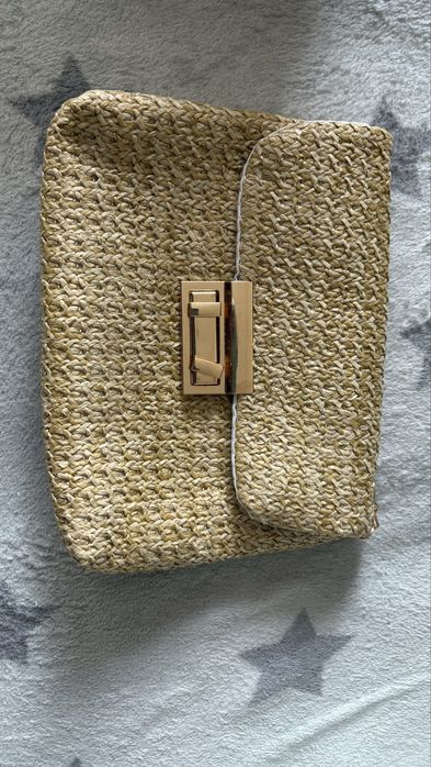 Сламена дамска чанта нова