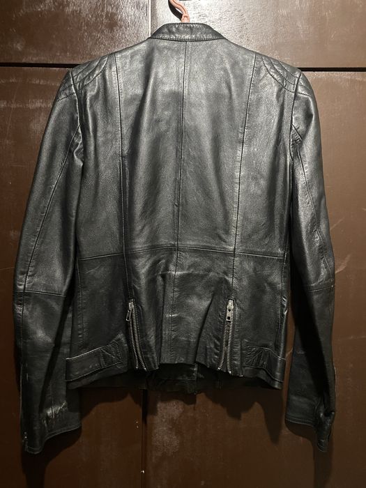 100% овча кожа яке Esprit XS – стилно biker яке