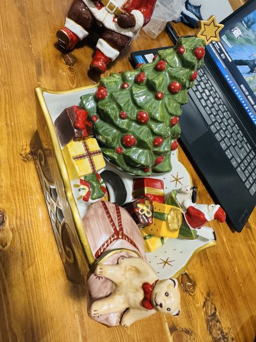 Villeroy & Boch: немецкий фарфор рождественские сани с музыкой