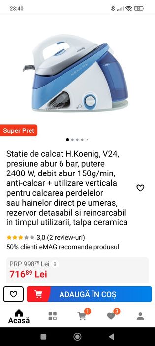 Statie de calcat H Koenig