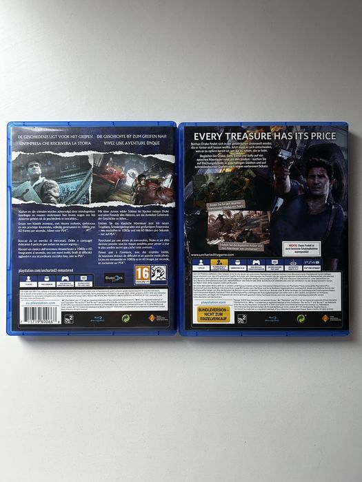 Jocuri set PS4 “Uncharted 2 & 4”